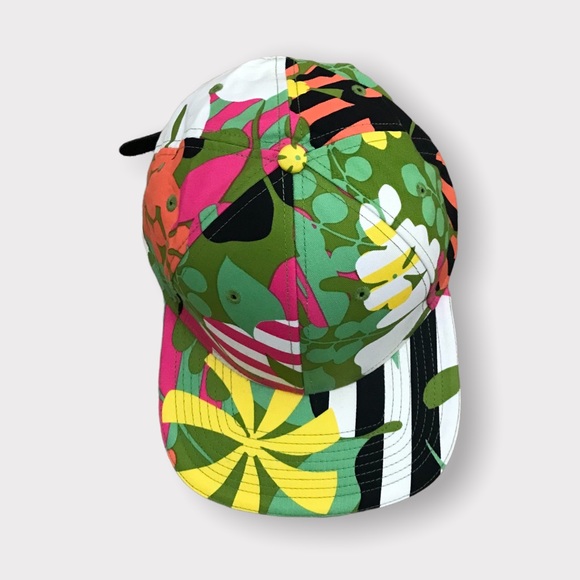 Marc by Marc Jacobs Laguna Floral Cap Green Multi - Picture 3 of 7